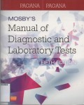 Mosby's Manual of diagnosis and tests