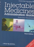 Injectable Medicines Administration Guide Pharmacy Department